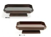 長手三方 プラスチック 黒檀色・オーク色