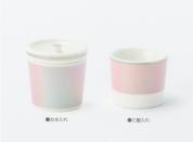 お水入れ・ご飯入れセット　磁器 エン なないろ