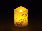 LED キャンドル　いろはあかり  桜  高6.5cm　(2)