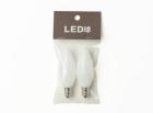 LEDコード式ローソク　2本組 大サイズ用　LED電球(2個入)(2)