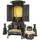 創価学会仏壇 33本黒檀瑠璃鳥の各部位