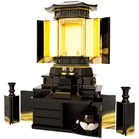 創価学会仏壇 3.5尺黒塗収納式の各部位