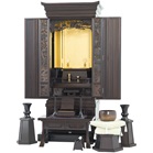 創価学会仏壇 51本黒檀尾長鳥の各部位