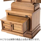 創価学会仏壇 15ウォールナット　梅と尾長鳥の各部位
