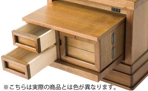 創価学会仏壇 15ウォールナット 梅と尾長鳥のこだわり・機能