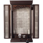 創価学会仏壇 上置 本黒檀正三方 凛白の各部位