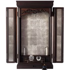 創価学会仏壇 上置 本黒檀正三方 凛白の各部位