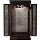 創価学会仏壇 上置 本黒檀正三方 凛白の各部位