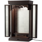 創価学会仏壇 上置 本黒檀正三方 凛白の各部位