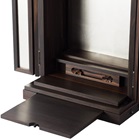 創価学会仏壇 上置 本黒檀正三方 凛白の各部位