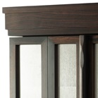 創価学会仏壇 上置 本黒檀正三方 凛白の各部位