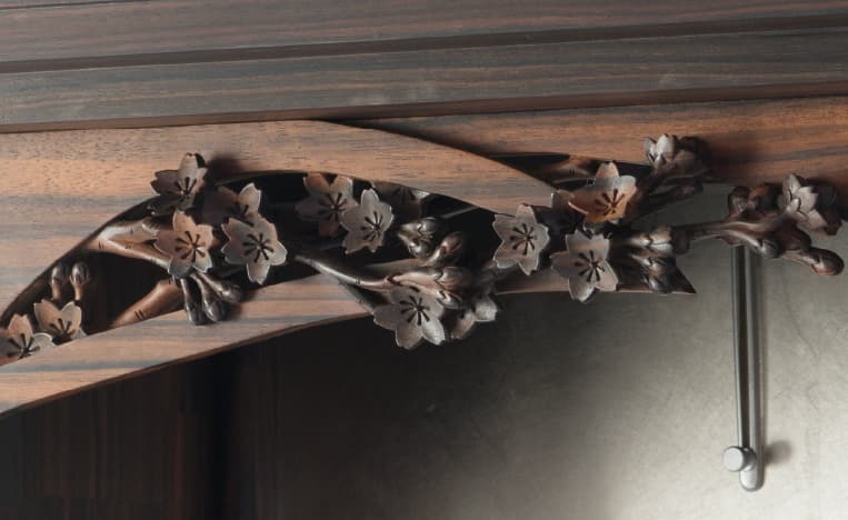 創価学会仏壇 上置 本黒檀正三方 凛白のポイント