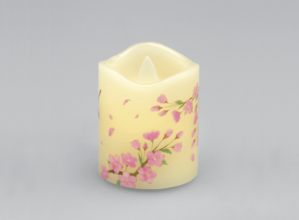 LED キャンドル　いろはあかり  桜  高6.5cm　