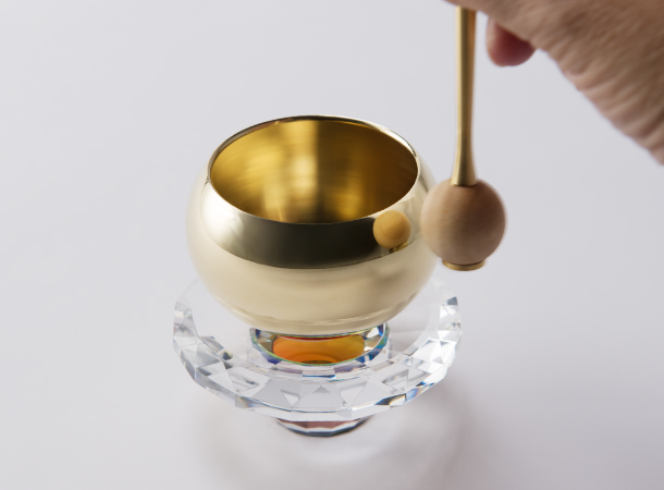 りんセット クリスタル スフィア　クリア